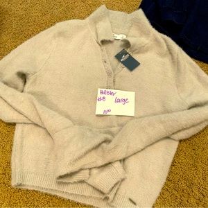 Hollister cropped sweater
